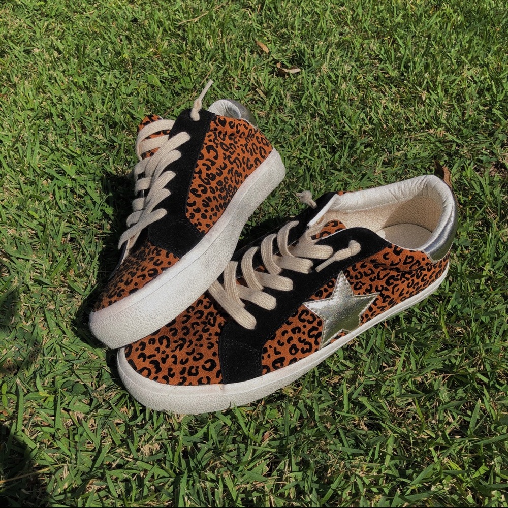 cheetah sneakers (NEW)